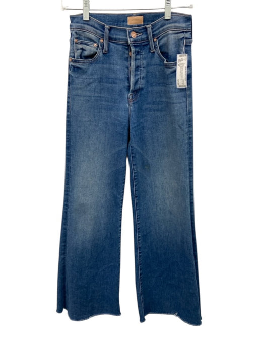 Mother Size 25 Medium Wash Cotton Blend Denim High Rise Button Fly Jeans Medium Wash / 25