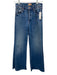 Mother Size 25 Medium Wash Cotton Blend Denim High Rise Button Fly Jeans Medium Wash / 25