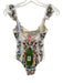 Farm Rio Size XS White & Multi Polyamide Blend Botanical Print Swimsuit White & Multi / XS