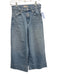 Le Jean Size 25 Light Wash Cotton Denim High Rise Whiskering Wide Leg Jeans Light Wash / 25
