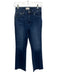Pistola Size 25 Dark Wash Cotton Denim High Rise Whiskering Straight Leg Jeans Dark Wash / 25