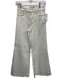 Frame Size 25 White Cotton Denim High Rise Contrast Stitch Flare Jeans White / 25