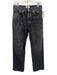 Agolde Size 25 Faded Black Cotton Denim High Rise Distressed Straight Leg Jeans Faded Black / 25