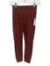 Athleta Size XS Rust Brown Polyester Blend Elastic Waist Full Length Leggings Rust Brown / XS