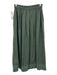Mirth Size XS Dusty Green Cotton Ruffle Embroidered Pockets Maxi Skirt Set Dusty Green / XS
