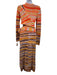 Jonathan Simkhai Size XS Orange, Purple & Yellow Cotton & Wool Stripe Knit Dress Orange, Purple & Yellow / XS