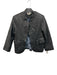 Zadig & Voltaire Size 34 Black Lamb leather Shoulder Pads Flap Pockets Jacket Black / 34