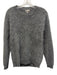 J. Crew Size S Gray Missing Fabric Tag Cashmere Fuzzy Pullover Sweater Gray / S