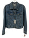 Superdown Size S Medium light wash Cotton Denim Crystal Details Fringe Jacket Medium light wash / S
