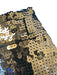 Tibi Size 2 Brown Wool Blend Sequined Belt Loops Hook & Zip Fly Midi Skirt Brown / 2