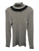 Manoush Size XS Cream White & Navy Blue Cotton, Wool & Cashmere Striped Sweater Cream White & Navy Blue / XS