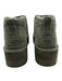 Ugg Shoe Size 9 Moss Green Leather Upper Suede Shearling Lined Platform Boots Moss Green / 9