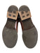 Tory Burch Shoe Size 10 Brown Leather Upper Gold Tone Logo Side Zip Boots Brown / 10