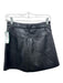 Frame Size 25 Black Recycled Leather & PU Mini Cut Off Skirt Black / 25