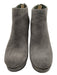 Michael Michael Kors Shoe Size 7 Gray Suede round toe Platform Back Zip Booties Gray / 7