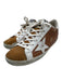 Golden Goose Shoe Size 39 Brown & White Leather & Suede Embossed Detail Sneakers Brown & White / 39