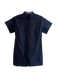 Tuckernuck Size XS Black Cotton Short Sleeve solid color high neck Dress Black / XS