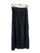 Comme des Garcons Size M Black Polyester Semi Sheer Pleated Side Zip Midi Skirt Black / M