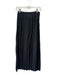 Comme des Garcons Size M Black Polyester Semi Sheer Pleated Side Zip Midi Skirt Black / M