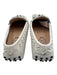 Tod's Shoe Size 37 White Leather Upper Patent Detail Zig Zag Slip On Loafers White / 37