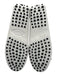 Tod's Shoe Size 37 White Leather Upper Patent Detail Zig Zag Slip On Loafers White / 37
