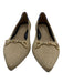 Rothy's Shoe Size 6.5 Gold textile upper Knit Shimmer Horsebit Pointed Toe Flats Gold / 6.5