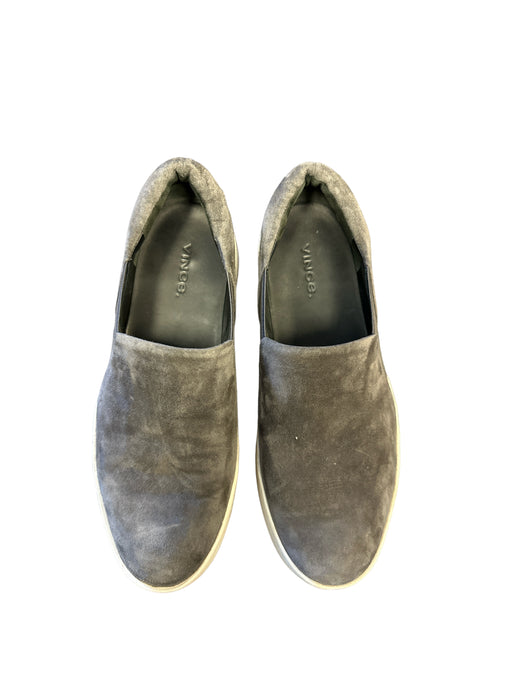 Vince Shoe Size 37 Gray Suede Platform Laceless Sneakers Gray / 37