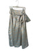 Connie Roberson Size Est S Blue & Copper Polyester & Metallic Shimmer Wrap Skirt Blue & Copper / Est S