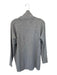 Minnie Rose Size M/L Gray Cashmere Turtle Neck Long Sleeve Ribbed Detail Sweater Gray / M/L