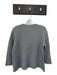 Qi Size M Gray Cashmere Scoop Neck Crochet Detail Long Sleeve Sweater Gray / M