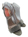 Giuseppe Zanotti Design Shoe Size 39 Gray Leather Upper Rhinestone Sandals Gray / 39