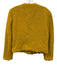 Massimo Dutti Size 8 Marigold Yellow Cotton Blend Tweed Snap Button Zip Jacket Marigold Yellow / 8