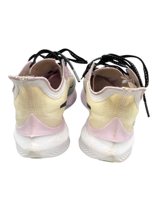 Nike Shoe Size 8.5 Beige, Purple, Green Synthetic Lace Up Running Sneakers Beige, Purple, Green / 8.5