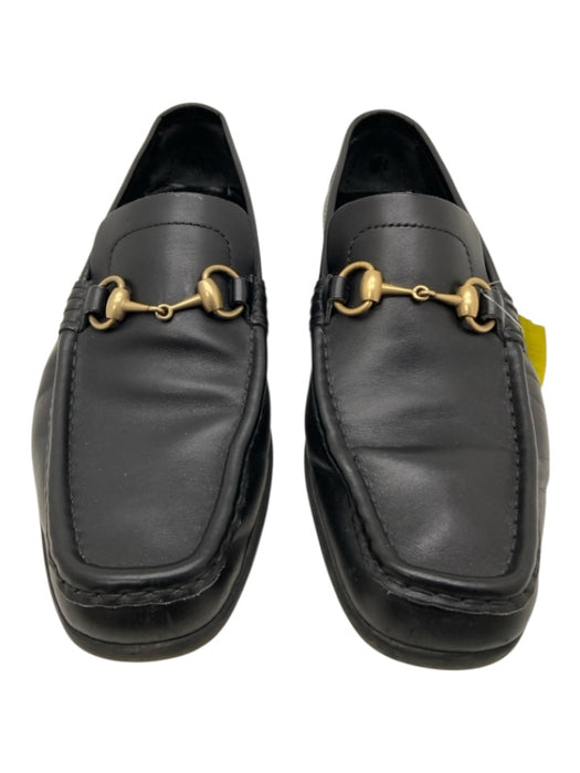 Gucci Shoe Size 8 Black Leather Solid Driver Men's Shoes Black / 8