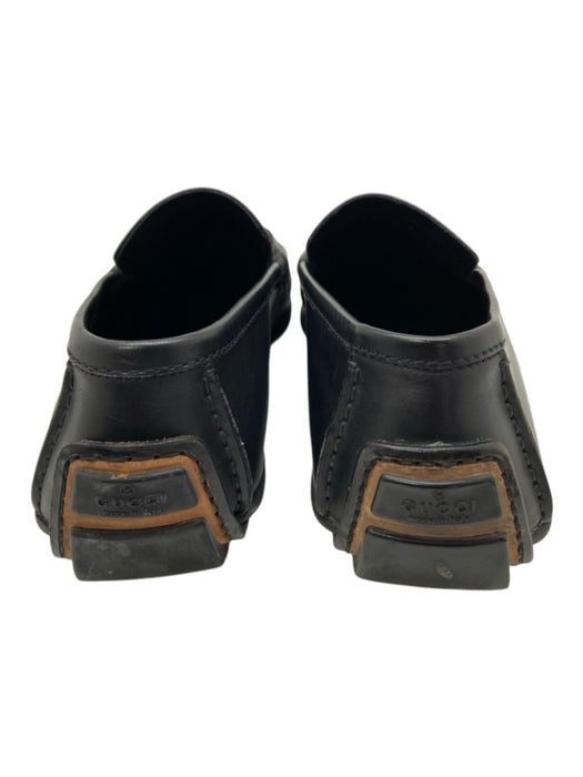 Gucci Shoe Size 8 Black Leather Solid Driver Men's Shoes Black / 8