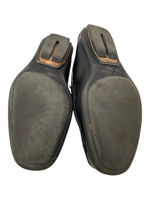 Gucci Shoe Size 8 Black Leather Solid Driver Men's Shoes Black / 8