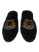 Gucci Shoe Size 8 Like New Black Velour Crest Slip On Men's Shoes Black / 8