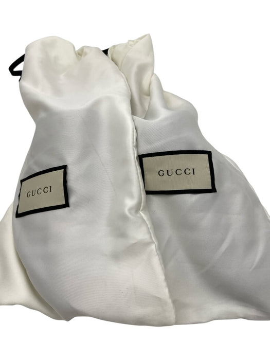 Gucci Shoe Size 8 Like New Black Velour Crest Slip On Men's Shoes Black / 8