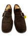 Hermes Shoe Size 42 Dark Brown Suede Solid Dress Single Buckle Men's Shoes Dark Brown / 42