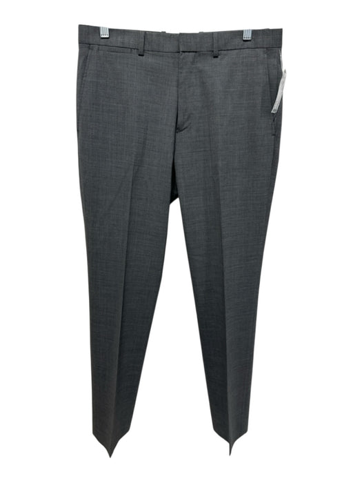 Theory Size 31 Gray Wool Solid Men's Pants Gray / 31