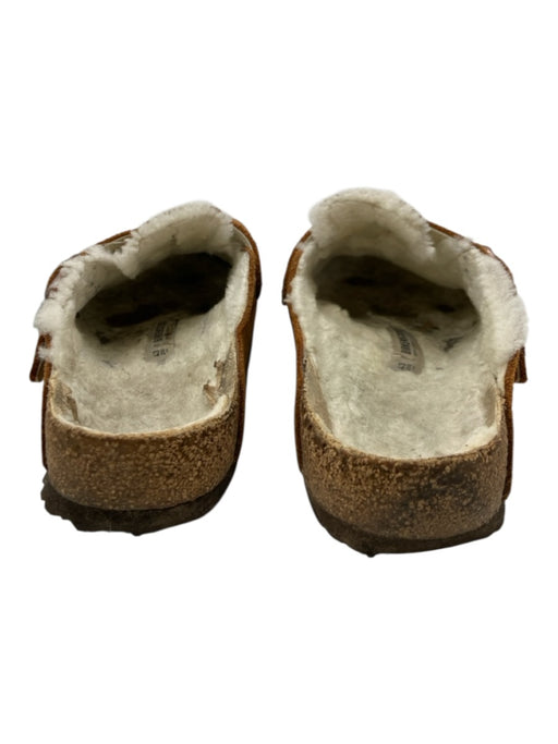 Birkenstock Shoe Size 43 AS IS Brown Suede Fur Lining Men's Shoes Brown / 43