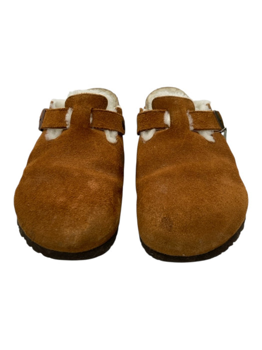 Birkenstock Shoe Size 43 AS IS Brown Suede Fur Lining Men's Shoes Brown / 43