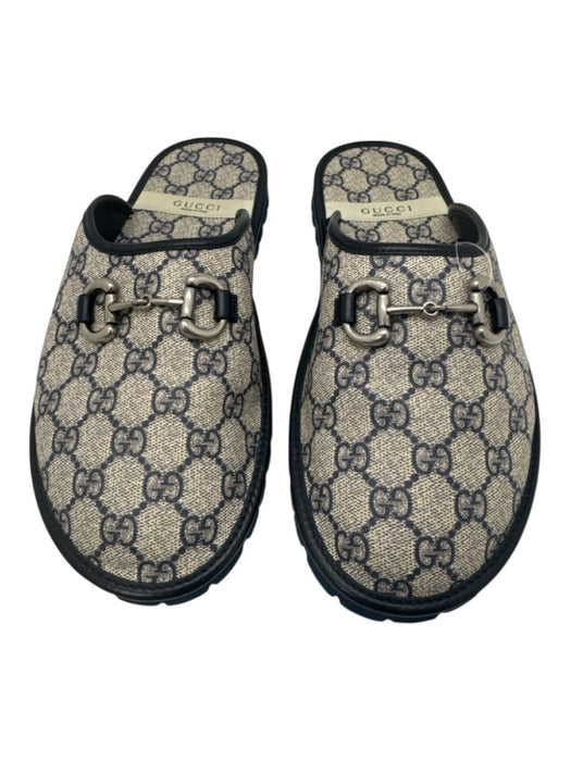 Gucci Shoe Size 7 Brown & Blue Guccissima Horsebit Men's Shoes Brown & Blue / 7