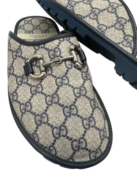 Gucci Shoe Size 7 Brown & Blue Guccissima Horsebit Men's Shoes Brown & Blue / 7