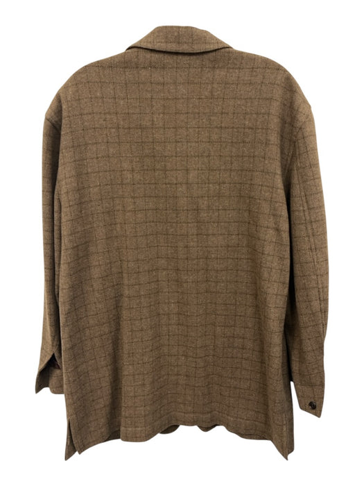 Pendleton Tan Wool Grid Men's Blazer Tan / L