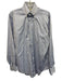 Sero Size 15.5 Blue Cotton Solid Button up Men's Long Sleeve Shirt Blue / 15.5