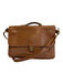 Coach Brown Leather Solid Satchel Men's Bag Brown