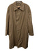 Hart Schaffner & Marx Size 42 Tan Cotton Blend Solid Overcoat Men's Jacket Tan / 42