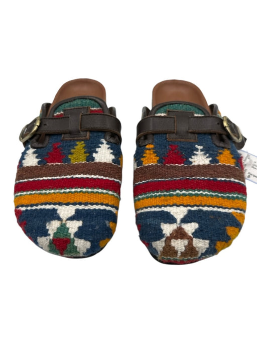 Res Ipsa Shoe Size 8 Blue & Multi Mule Men's Shoes Blue & Multi / 8