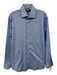 Polo Size 16 Blue Cotton Solid Button Down Men's Long Sleeve Shirt Blue / 16